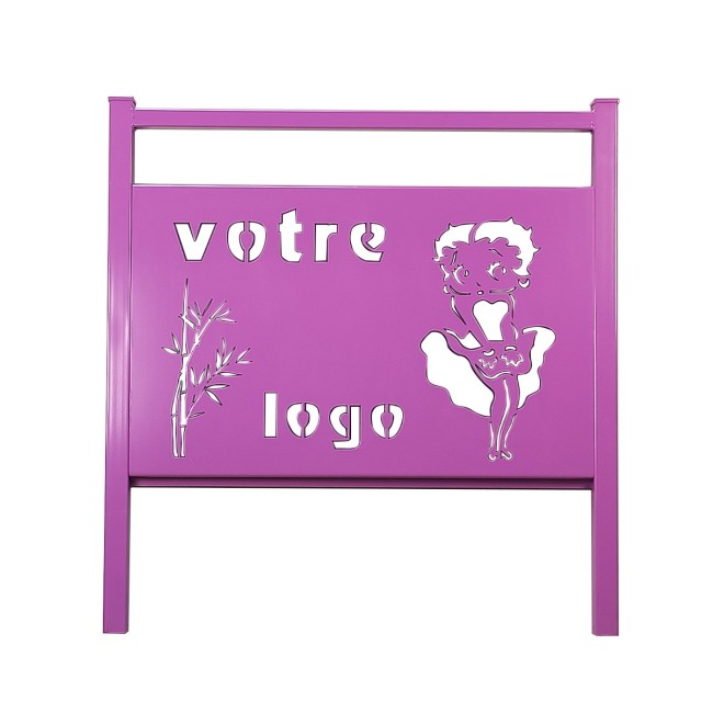 Barrière personnalisée avec votre logo (A partir de 199 € HT / ml)