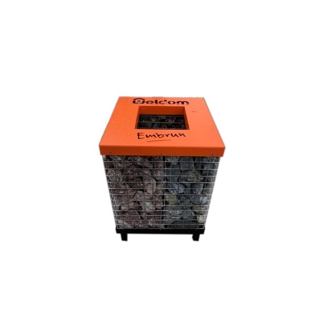 Gabion poubelle